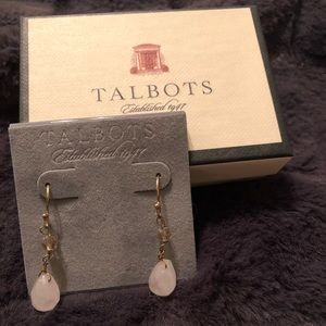 Quartz dangle earrings NEW